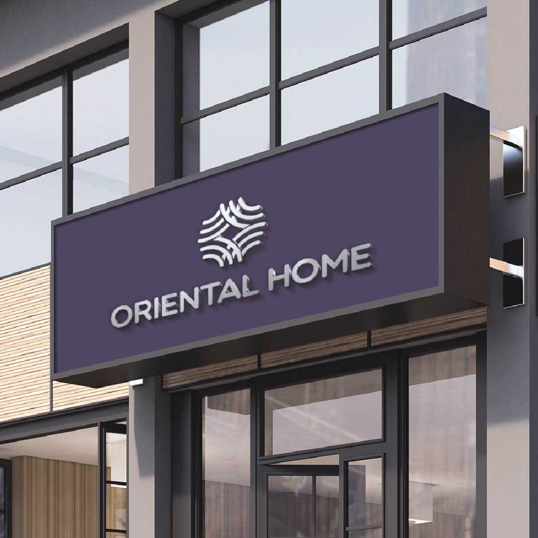 Oriental-Home-signage-textile-Branding-logo-talks