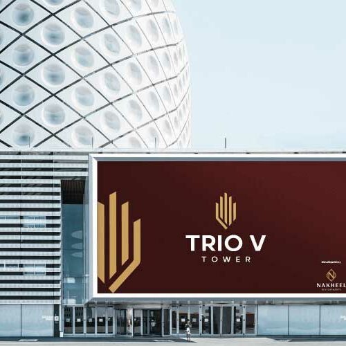Trio V Tower | Business Building Branding